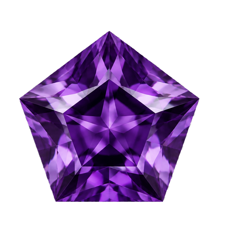 Purple gemstone