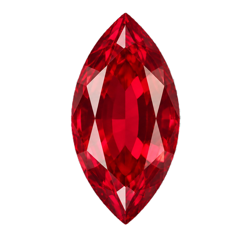 Red gemstone